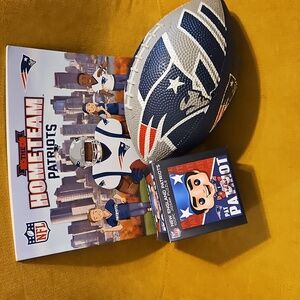 Patriots Mini Football, + Book & Pat Puzzle